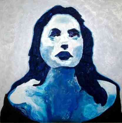 New Pop Art - THE SILENCE Dedicated to Marina Abramovich Carla Bertoli Tecniche miste 90x90 -2010